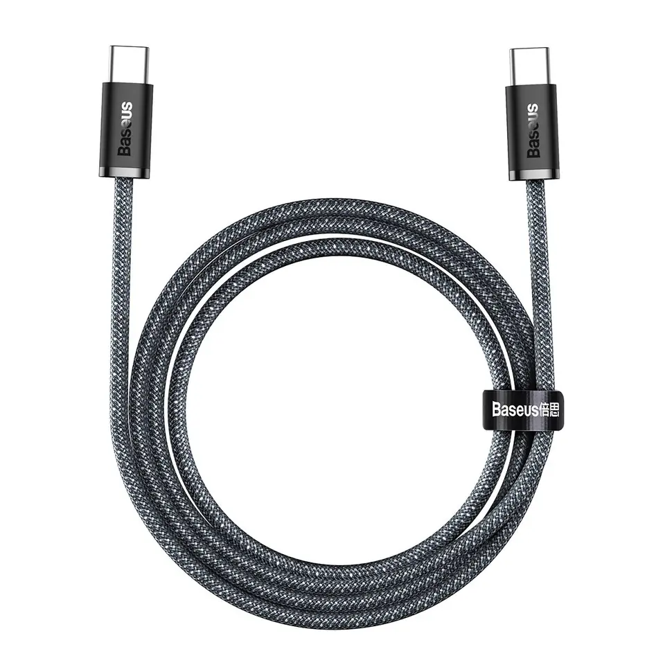 ⁨Baseus Dynamic Series kabel USB Typ C - USB Typ C 100W 2m szary (CALD000316)⁩ w sklepie Wasserman.eu