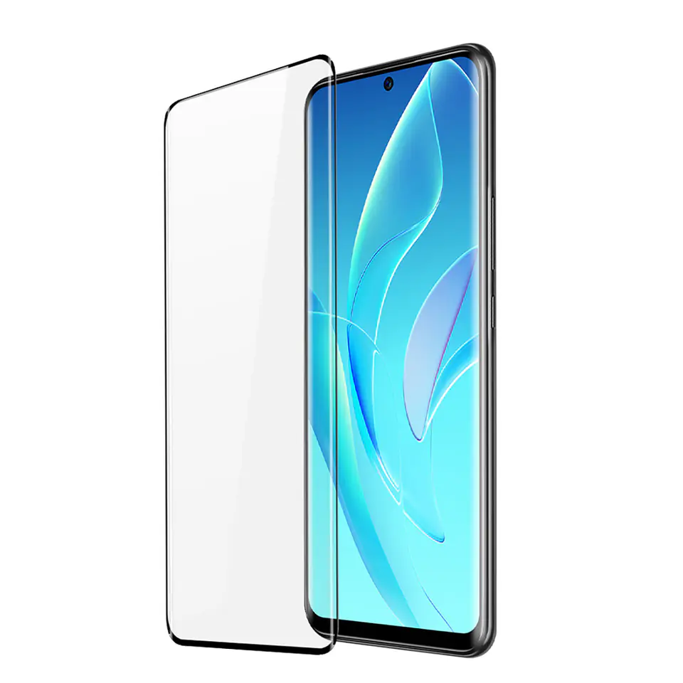 ⁨Dux Ducis Curved Glass szkło hartowane do Honor 60 Pro z ramką czarny⁩ w sklepie Wasserman.eu