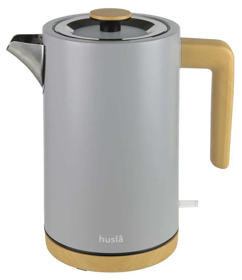 ⁨ELECTRIC KETTLE HUSLA 1,5L grey 73904⁩ at Wasserman.eu