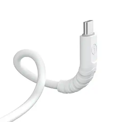 ⁨Dudao kabel, przewód USB Typ C - USB Typ C 6A 100W PD 1m biały (TGL3C)⁩ w sklepie Wasserman.eu