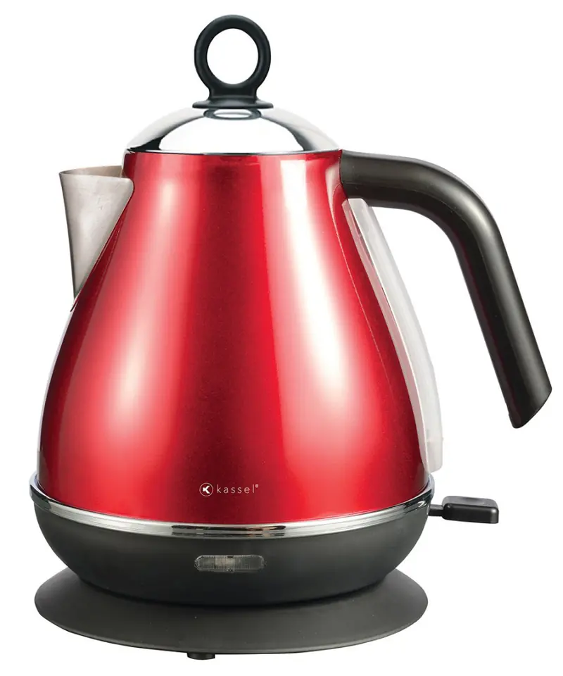 ⁨Electric kettle Kassel 1.7l red 93224⁩ at Wasserman.eu