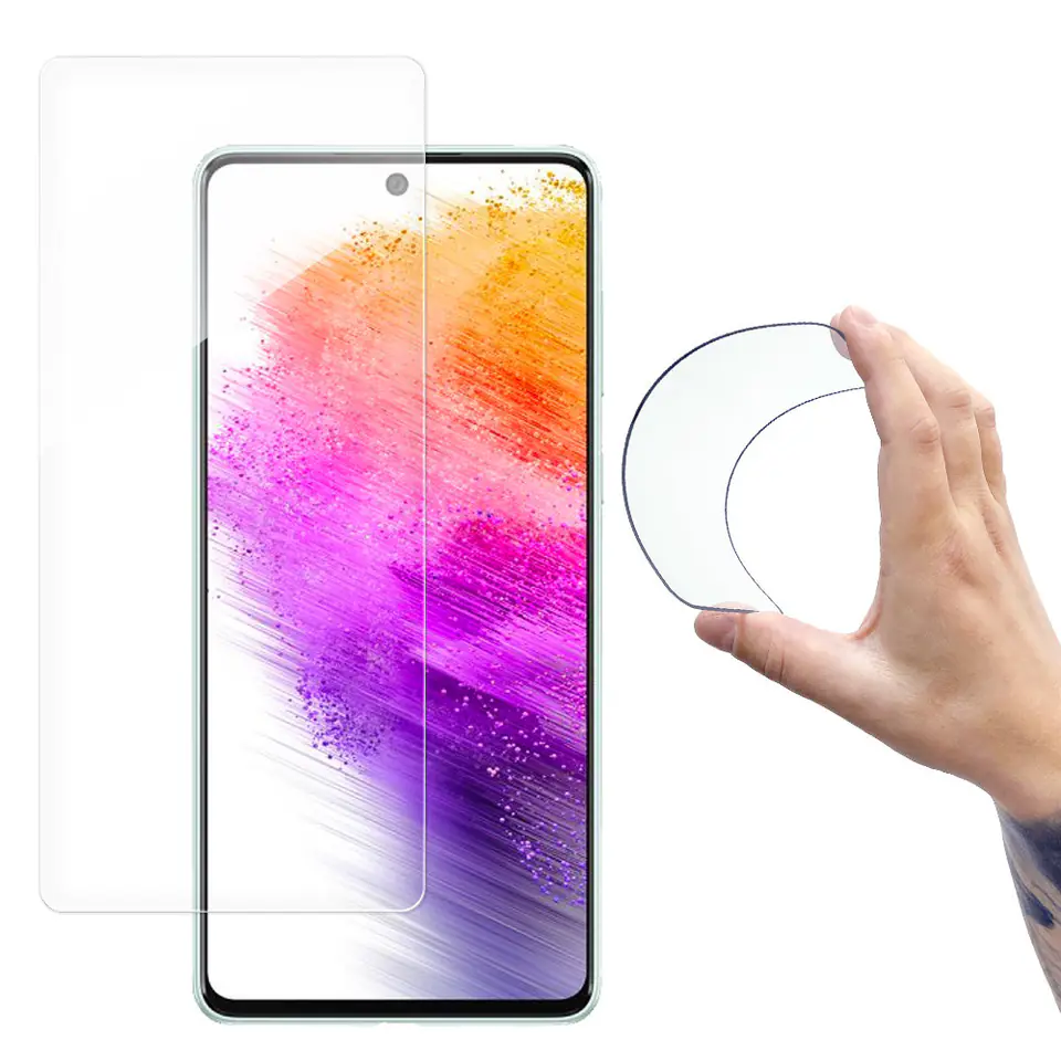 ⁨Wozinsky Nano Flexi hybrydowa elastyczna folia szklana szkło hartowane Samsung Galaxy A73⁩ w sklepie Wasserman.eu