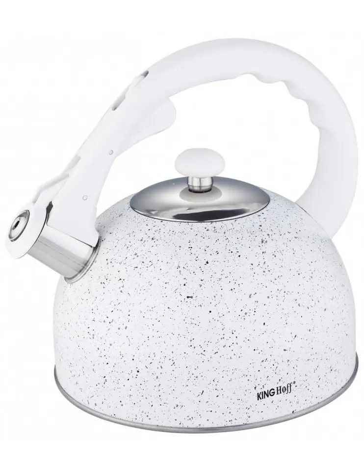 ⁨KETTLE WITH WHISTLE 2,6L KINGHOFF KH-1407 MARBLE⁩ at Wasserman.eu