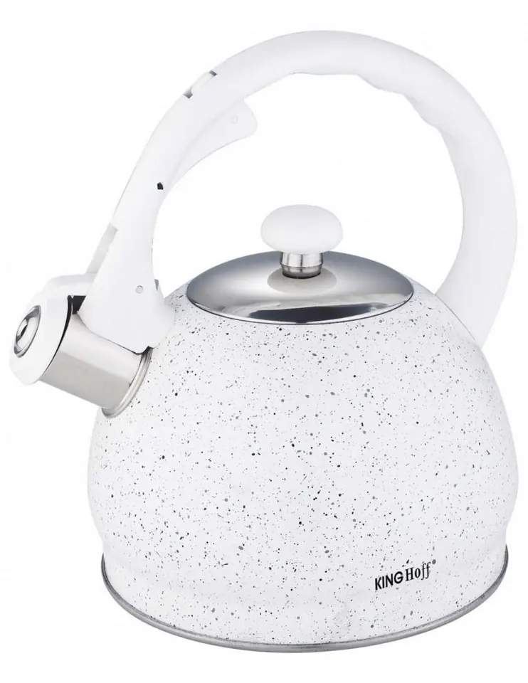 ⁨KETTLE WITH WHISTLE 2L KINGHOFF KH-1404 MARBLE⁩ at Wasserman.eu