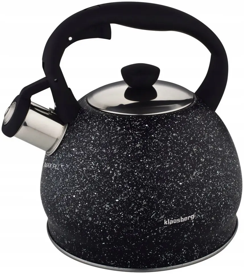 ⁨KETTLE WITH WHISTLE 2L KLAUSBERG KB-7320 MARBLE⁩ at Wasserman.eu