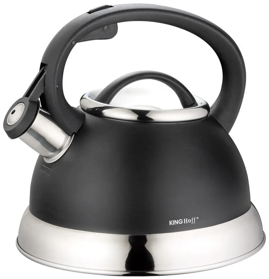 ⁨Czajnik z gwizdkiem Kinghoff 2,4L KH-1224⁩ w sklepie Wasserman.eu