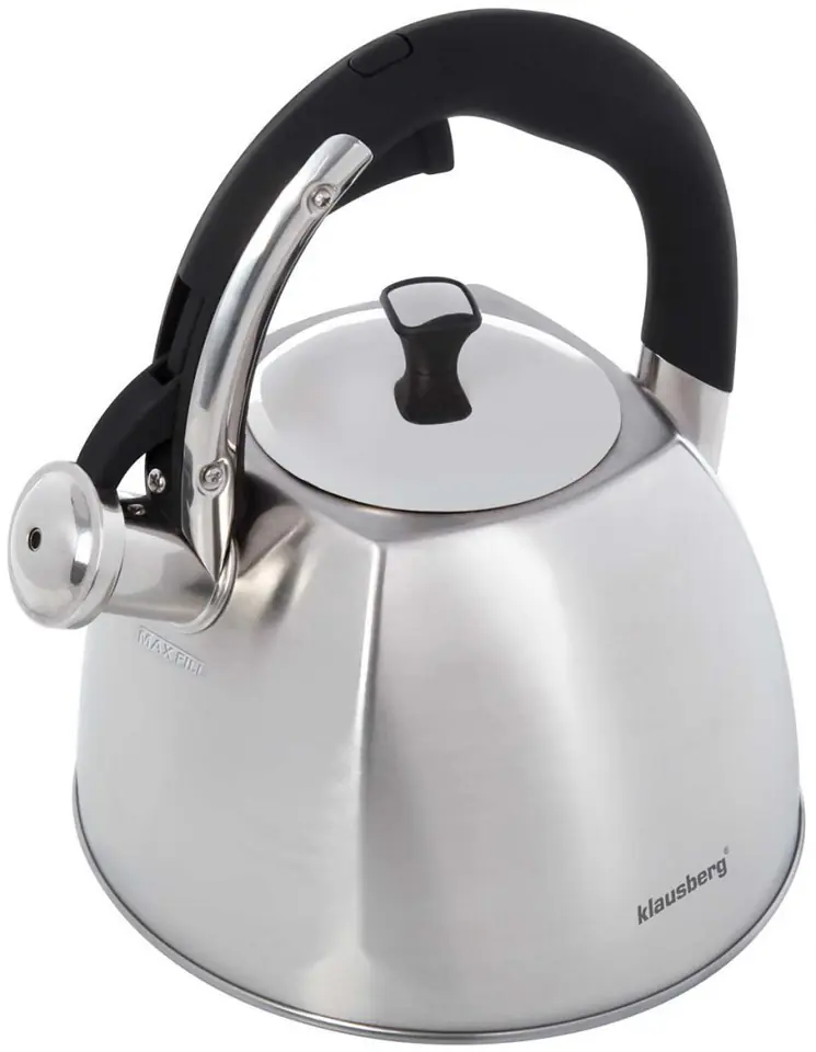 ⁨KETTLE WITH WHISTLE KLAUSBERG 2,2L KB-7409⁩ at Wasserman.eu