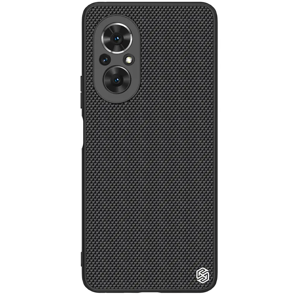 ⁨Nillkin Textured Case wytrzymałe wzmocnione etui z żelową ramką i nylonem na tyle Honor 50 SE czarny⁩ w sklepie Wasserman.eu