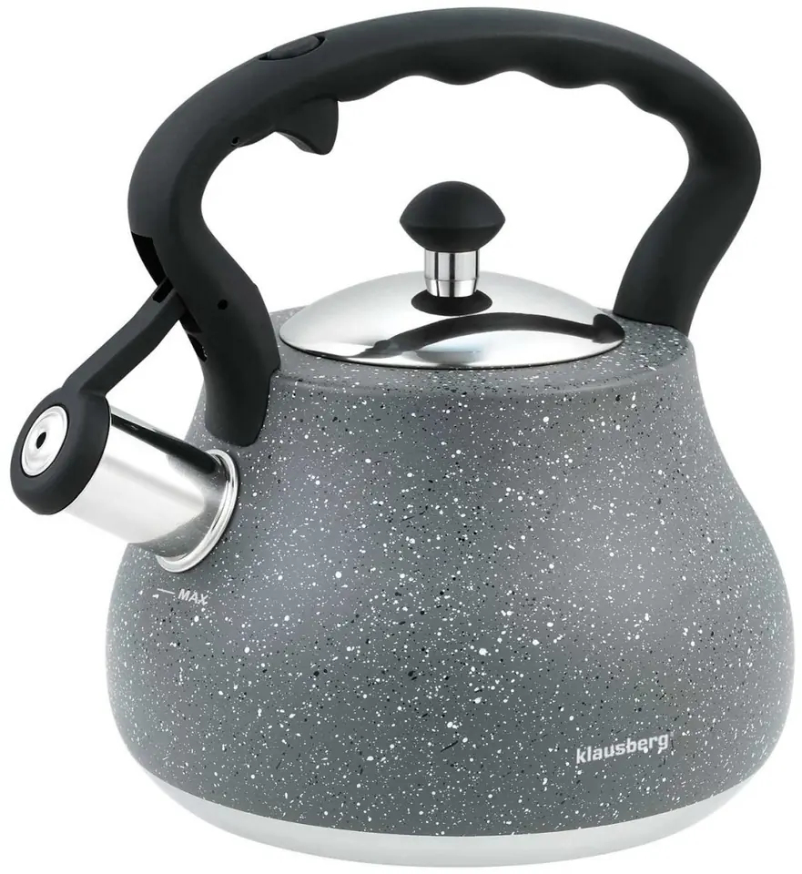 ⁨CZAJNIK Z GWIZDKIEM KLAUSBERG 2,7L KB-7447⁩ w sklepie Wasserman.eu