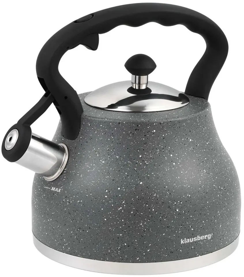 ⁨KETTLE WITH WHISTLE KLAUSBERG 2,7L KB-7449⁩ at Wasserman.eu