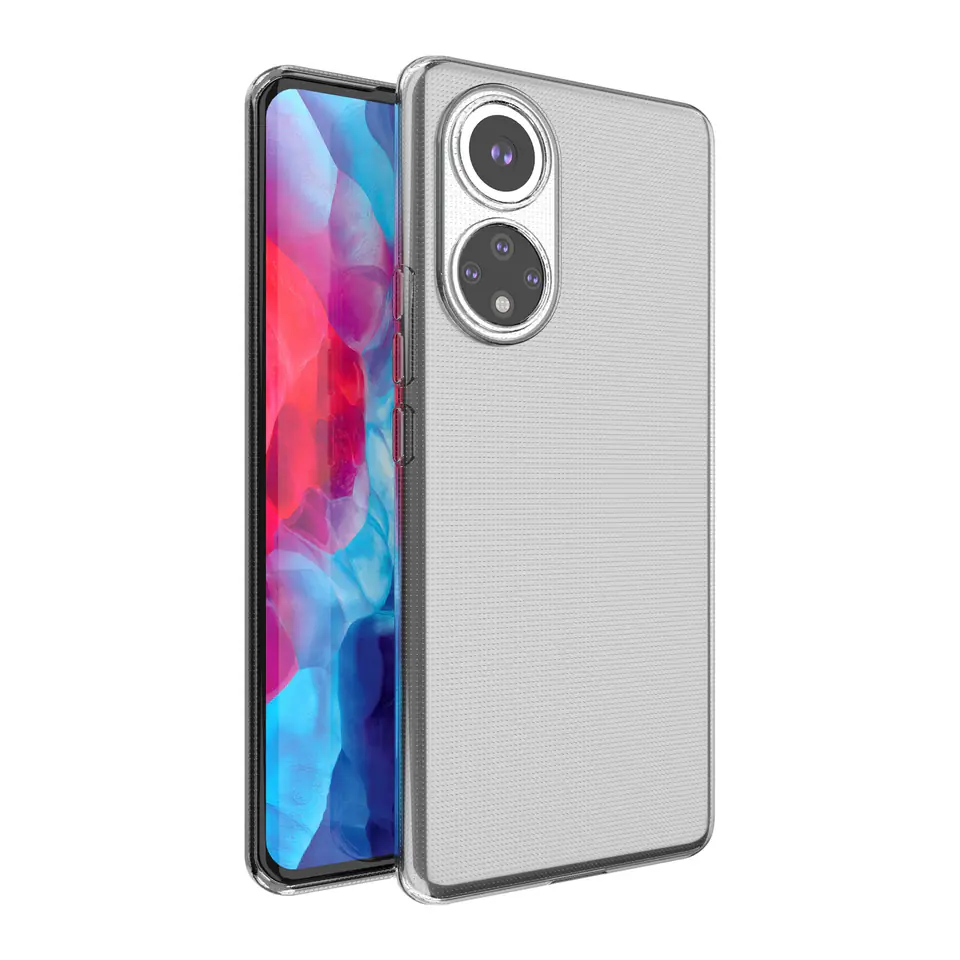 ⁨Żelowy pokrowiec etui Ultra Clear 0.5mm Honor 50 Pro przezroczysty⁩ w sklepie Wasserman.eu