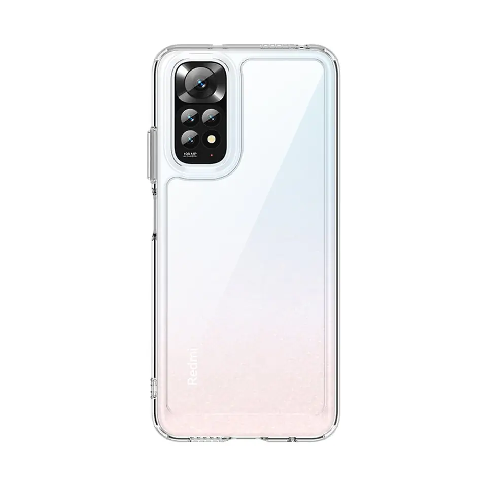 ⁨Outer Space Case etui Xiaomi Poco X5 5G / Redmi Note 12 5G pokrowiec z elastyczną ramką przezroczyste⁩ w sklepie Wasserman.eu