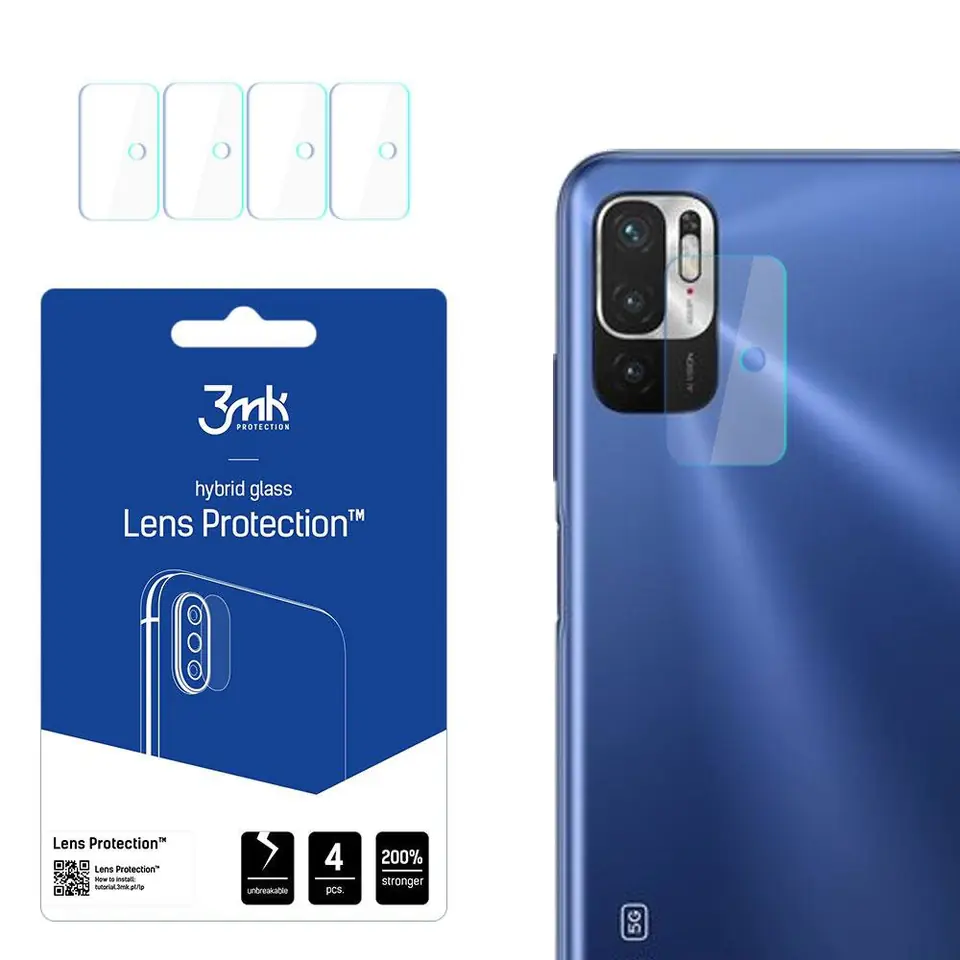 ⁨3MK Lens Protect Xiaomi Redmi 10 Camera Lens Protection 4pcs⁩ at Wasserman.eu