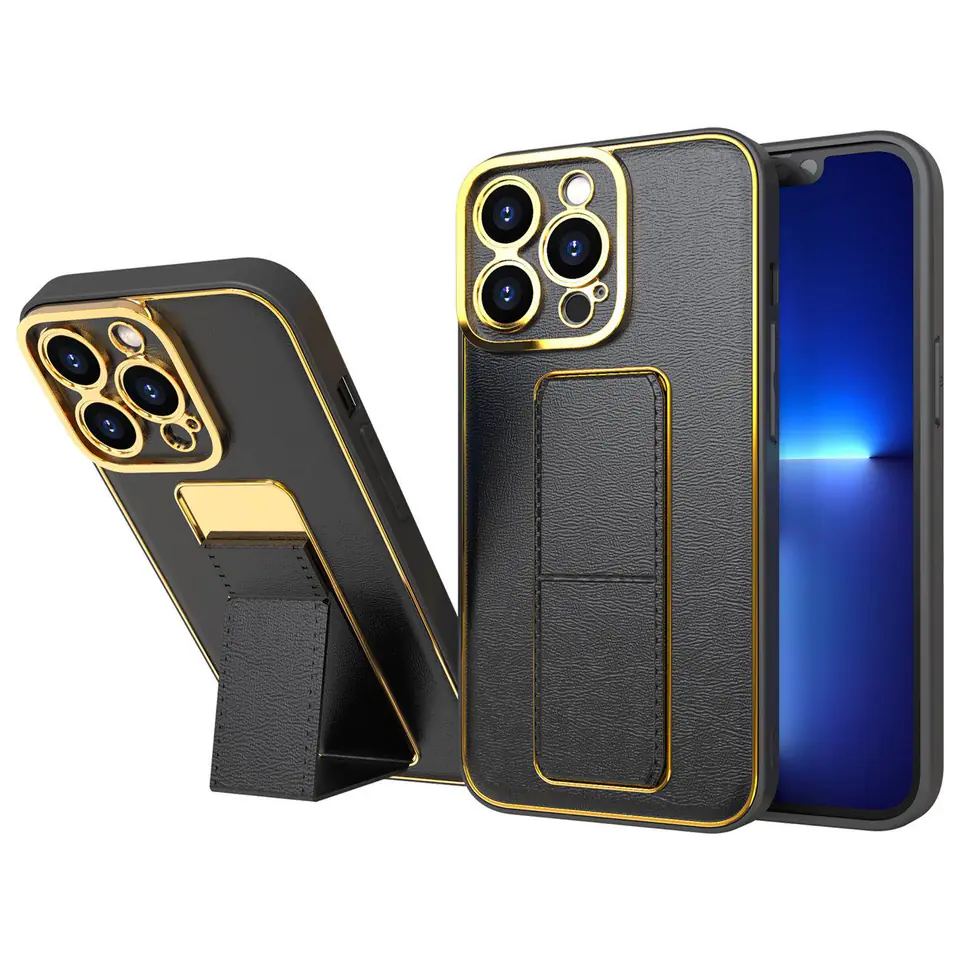 ⁨New Kickstand Case etui do Samsung Galaxy A12 5G z podstawką czarny⁩ w sklepie Wasserman.eu