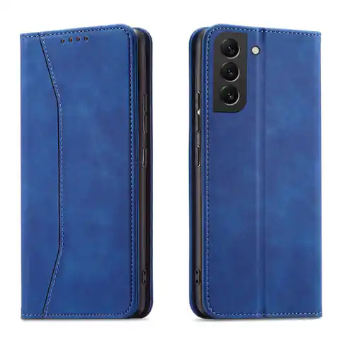 ⁨Magnet Fancy Case etui Samsung Galaxy S23 pokrowiec z klapką portfel podstawka niebieskie⁩ w sklepie Wasserman.eu