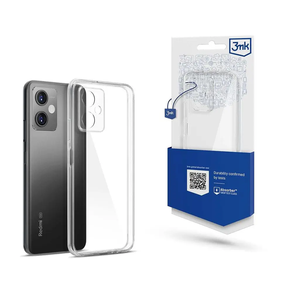 ⁨Redmi Note 12 5G - 3mk Clear Case⁩ w sklepie Wasserman.eu
