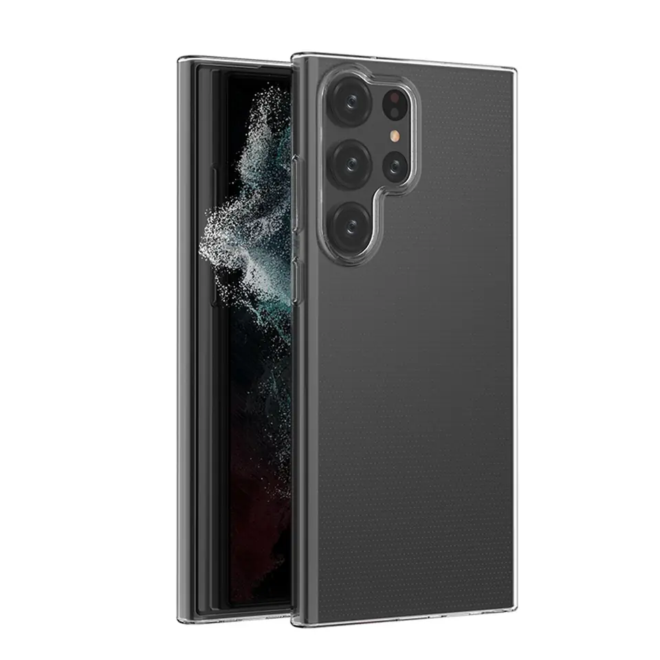 Etui cienki pokrowiec 0.5mm na Samsung Galaxy S23 Ultra - przezroczyste w sklepie Wasserman.eu