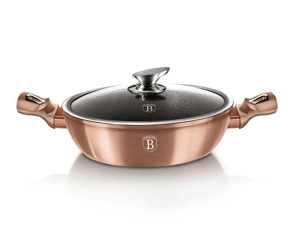 ⁨GARNEK GRANITOWY 28cm BERLINGER HAUS BH-1519 ROSE GOLD⁩ w sklepie Wasserman.eu