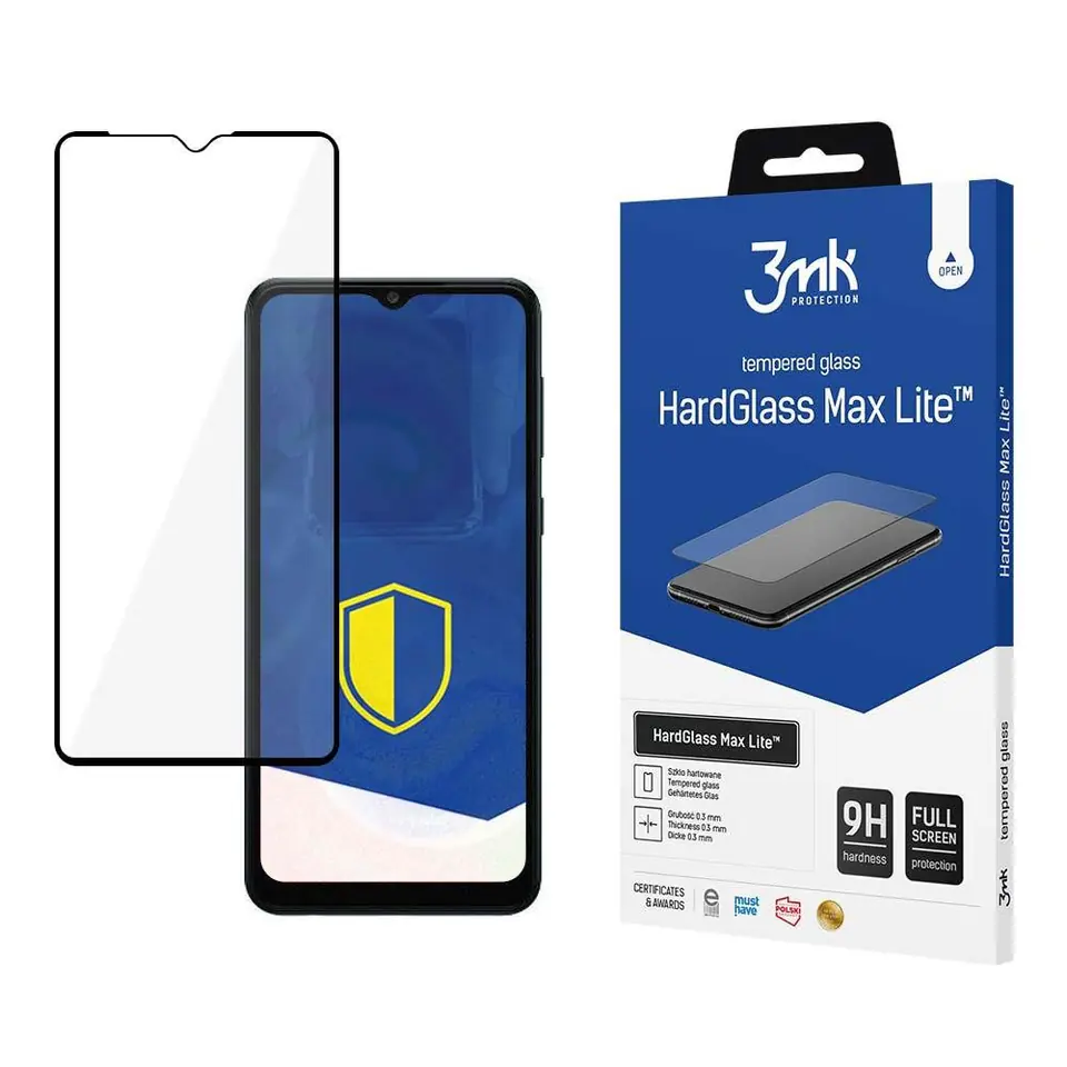 ⁨Samsung Galaxy A04s - 3mk HardGlass Max Lite™⁩ w sklepie Wasserman.eu