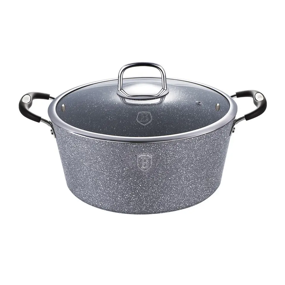GRANITE POT BERLINGER HAUS 28cm BH-1153 STONE TOUCH at Wasserman.eu