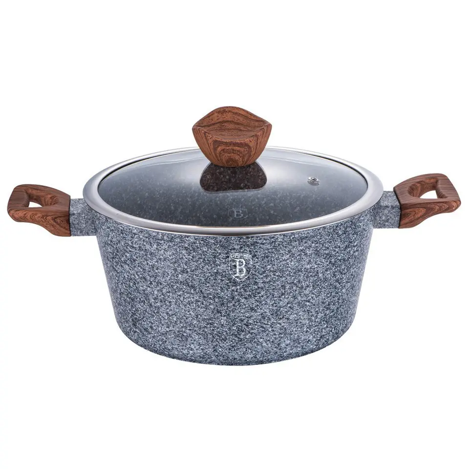 ⁨GRANITE POT BERLINGERHAUS FOREST LINE 24cm BH-1197⁩ at Wasserman.eu