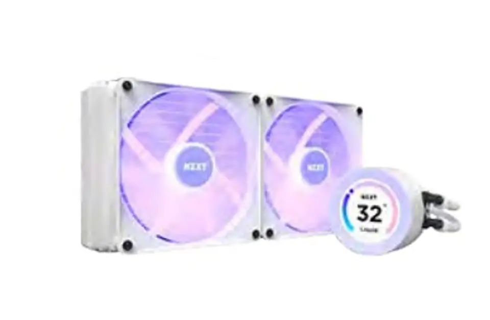 ⁨NZXT Kraken Elite 280 RGB Processor All-in-one liquid cooler 14 cm White 1 pc(s)⁩ at Wasserman.eu