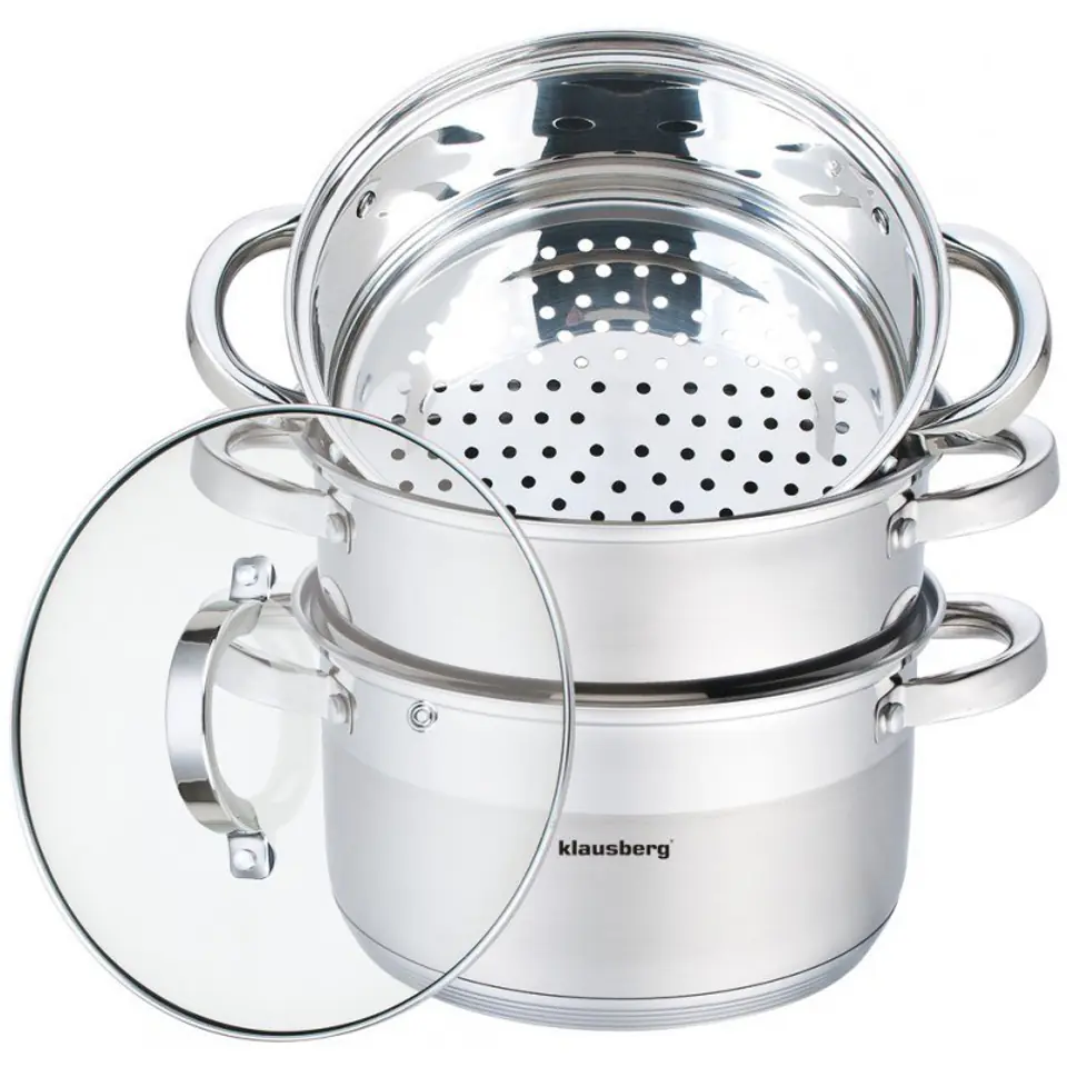 ⁨STEAM POT KLAUSBERG 4 ELEM. 20cm KB-7139⁩ at Wasserman.eu