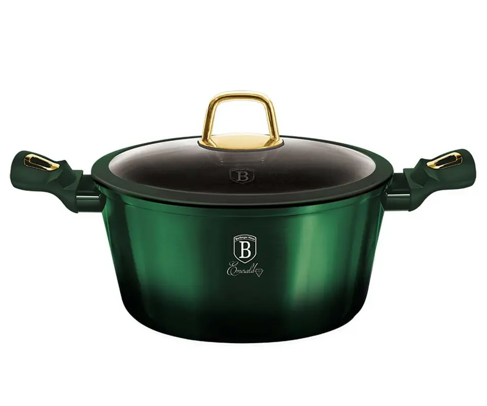 TITANIUM POT BERLINGER HAUS 20cm BH-6057 EMERALD at Wasserman.eu