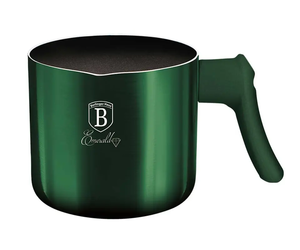 ⁨TITANIUM MILK POT BERLINGER HAUS 1,2L BH-6061 EMERALD⁩ at Wasserman.eu