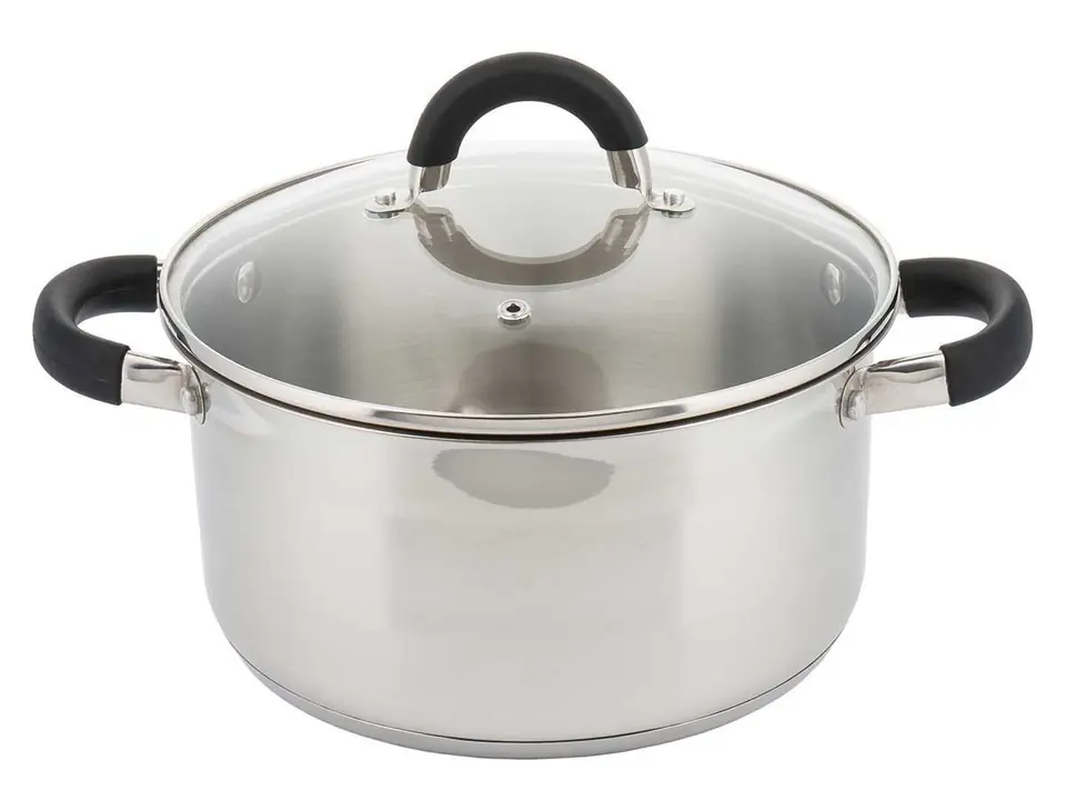 ⁨POT WITH LID 22cm KINGHOFF KH-4345 4L⁩ at Wasserman.eu