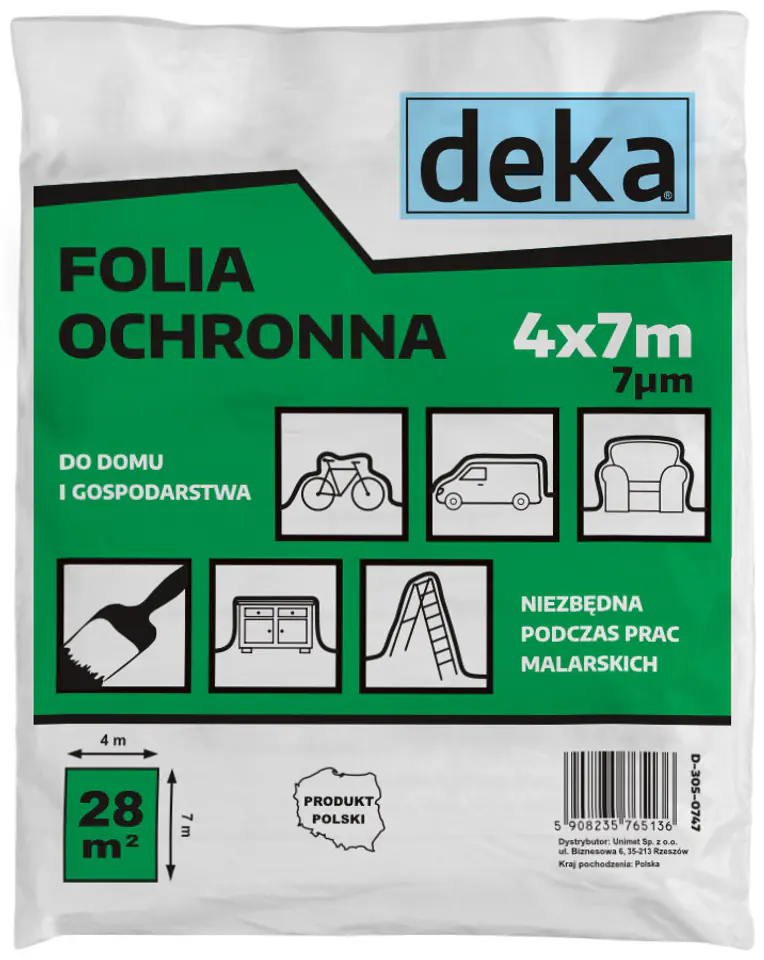 ⁨FOLIA OCHRONNA 4X7 0,007⁩ w sklepie Wasserman.eu