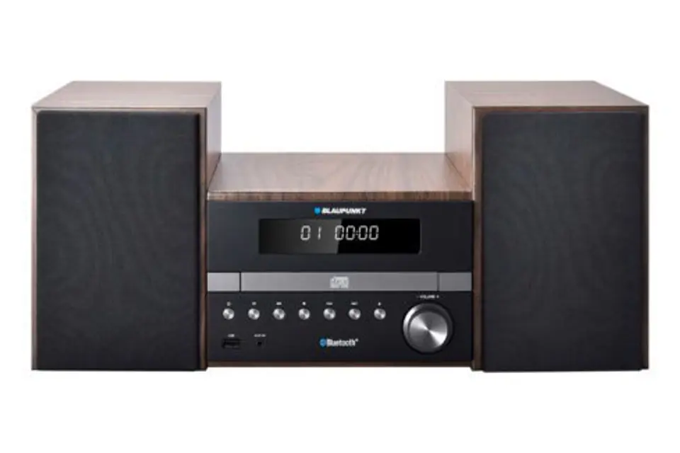 ⁨Blaupunkt MS46BT home audio system Home audio micro system 100 W Black, Wood⁩ at Wasserman.eu