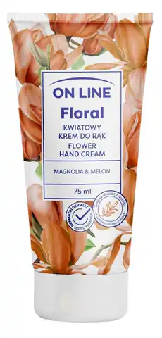⁨ON LINE Floral Kwiatowy Krem do rąk - Magnolia & Melon 75ml⁩ w sklepie Wasserman.eu