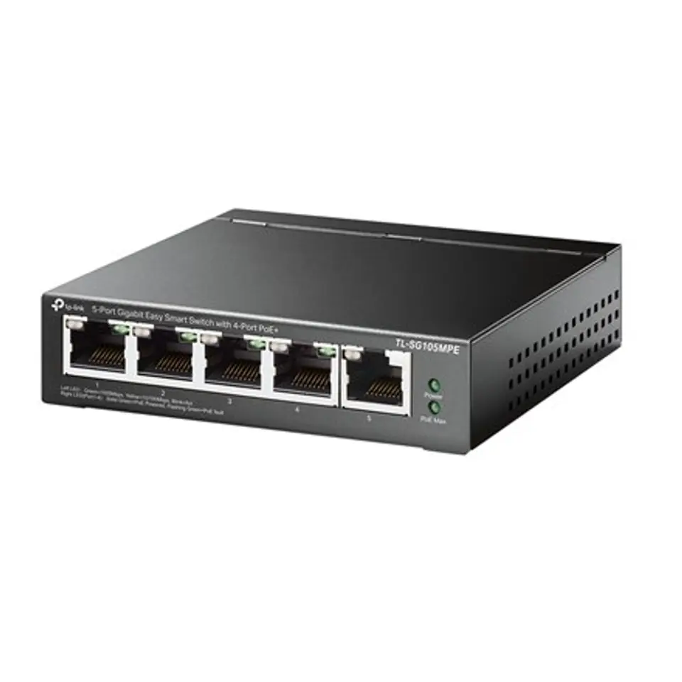 ⁨TP-Link 5-Port Gigabit Easy Smart Switch with 4-Port PoE+⁩ at Wasserman.eu