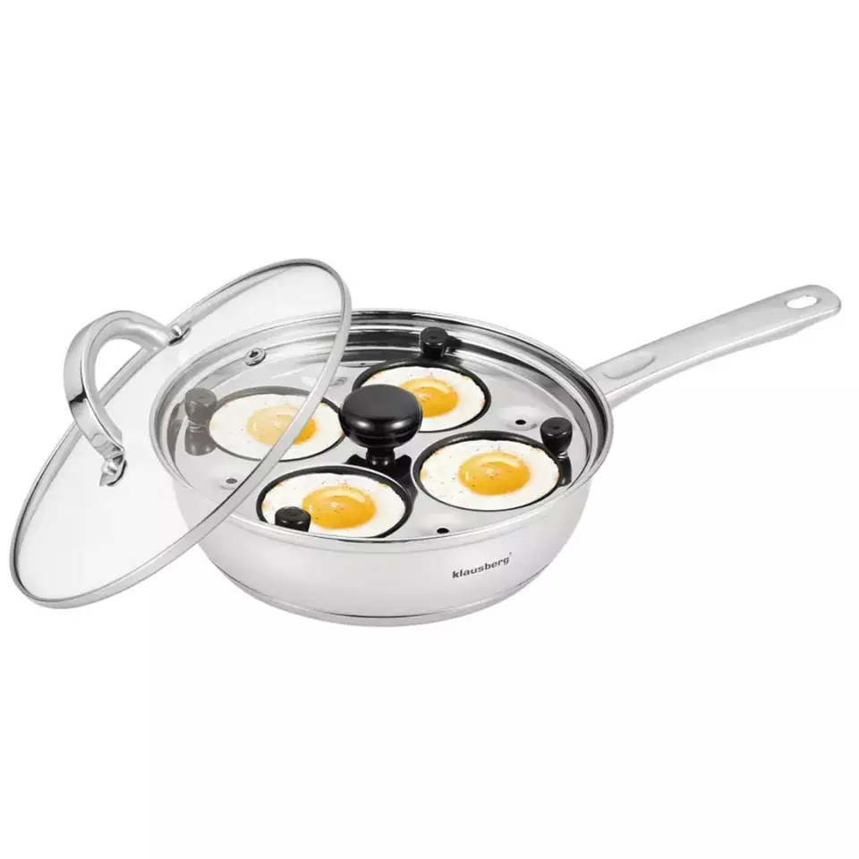 ⁨PATELNIA 20cm Z WKŁADEM DO JAJEK KLAUSBERG KB-7606⁩ w sklepie Wasserman.eu