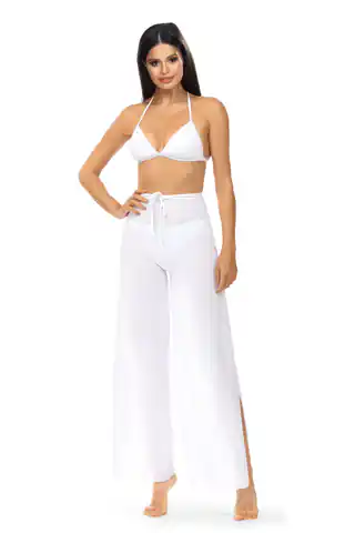 ⁨Spodnie plażowe L8025 V1 Białe (Rozmiar L/XL)⁩ w sklepie Wasserman.eu