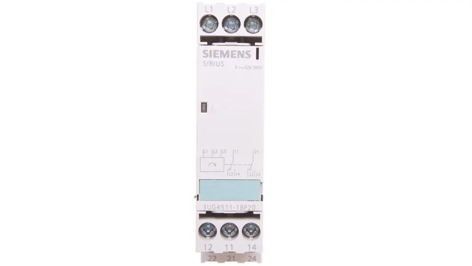 ⁨Phase sequence relay 3A 2P 0,45sec 320-500V AC 3UG4511-1BP20⁩ at Wasserman.eu