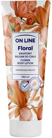⁨ON LINE Floral Kwiatowy Balsam do ciała - Magnolia & Melon 250ml⁩ w sklepie Wasserman.eu
