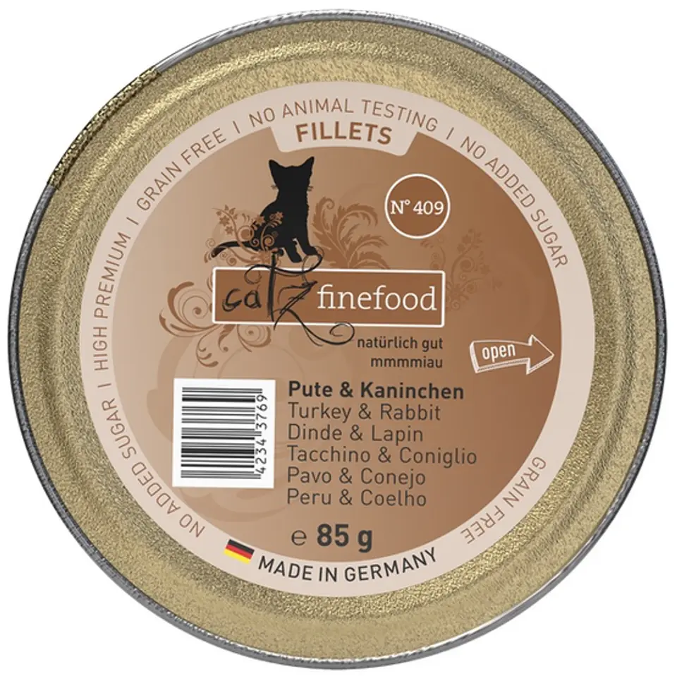 Catz Finefood Filety N.409 Indyk/Królik tacka 85g w sklepie Wasserman.eu