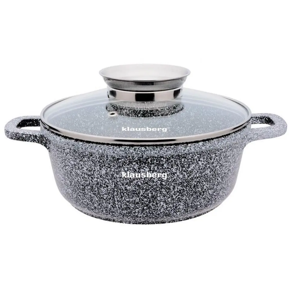 ⁨MARBLE CASSEROLE 2,3L 20cm KLAUSBERG KB-7520⁩ at Wasserman.eu
