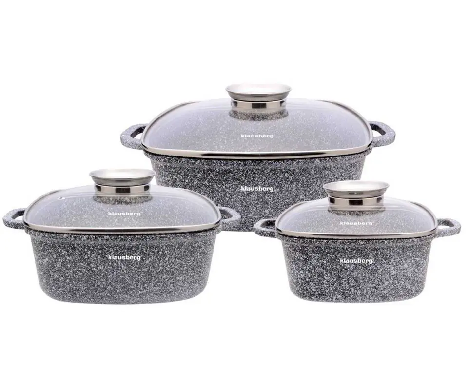 KLAUSBERG MARBLED POT SET KB-7534 at Wasserman.eu