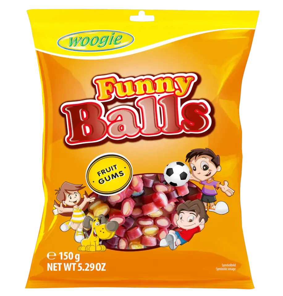 ⁨Woogie Funny Balls Żelki 150 g⁩ w sklepie Wasserman.eu