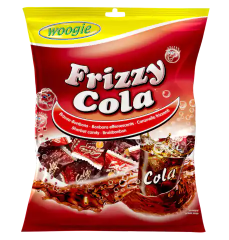 ⁨Woogie Bonbons Frizzy Cola 170 g⁩ w sklepie Wasserman.eu