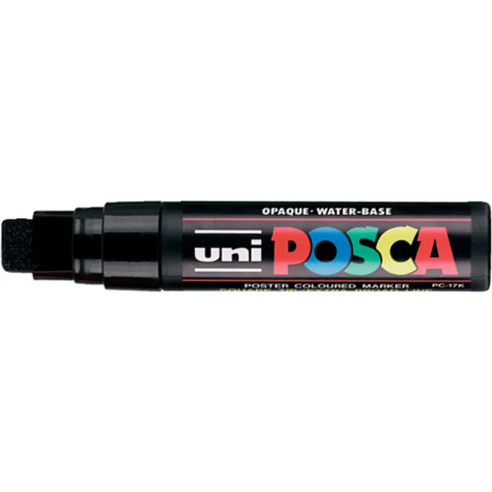 ⁨Marker z farbą plakatową Posca PC-17K, czarny, Uni⁩ w sklepie Wasserman.eu