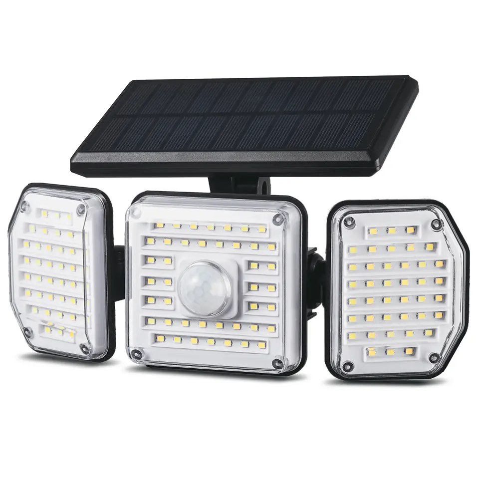 ⁨Solarna lampa LED z czujnikiem ruchu Maclean IP65, 4W, 320lm, 4000K, Li-ion 1200 mAh, 3 tryby pracy MCE615⁩ w sklepie Wasserman.eu