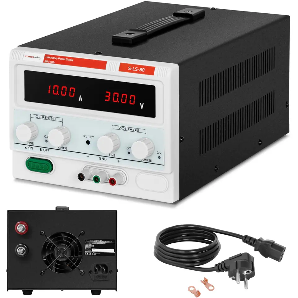 Zasilacz laboratoryjny serwisowy 0-30 V 0-10 A 300 W w sklepie Wasserman.eu