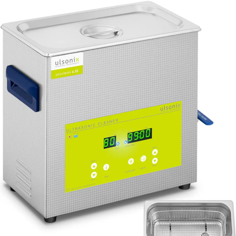 Myjka wanna ultradźwiękowa oczyszczacz LED 6.5 l 180 W w sklepie Wasserman.eu