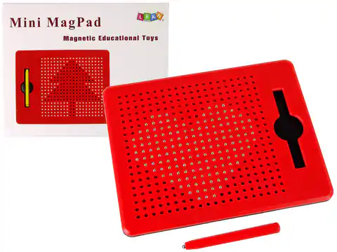 ⁨Tablica Magnetyczna z Kulkami Tablet Magnetyczny Czerwony⁩ w sklepie Wasserman.eu