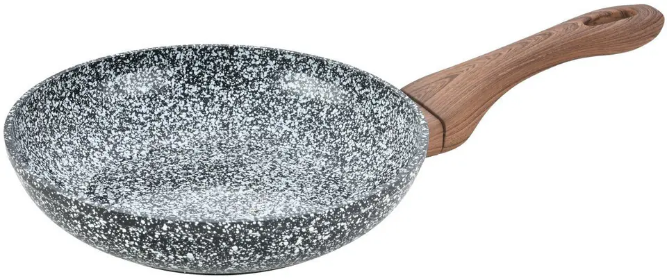 ⁨GRANITE FRYING PAN 28cm GRANITE WOOD KINGHOFF KH-1029⁩ at Wasserman.eu