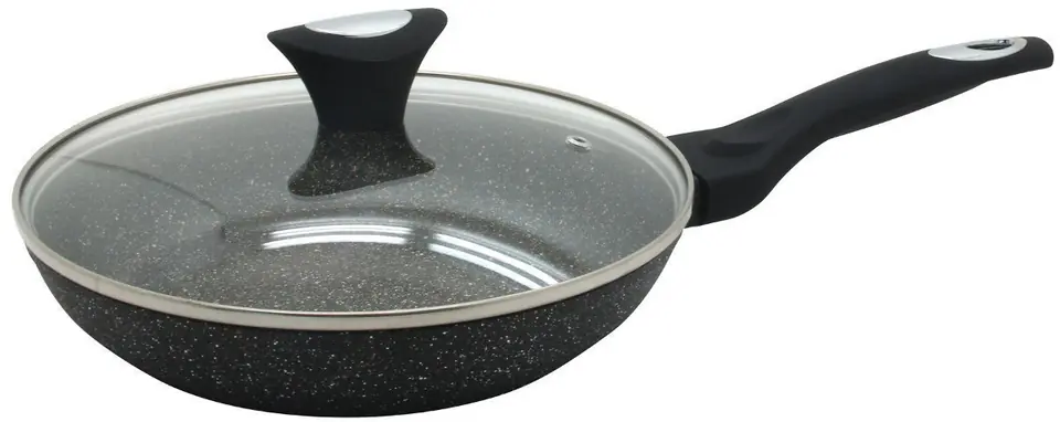 ⁨GRANITE FRYING PAN 24cm WITH LID KLAUSBERG KB-7039⁩ at Wasserman.eu